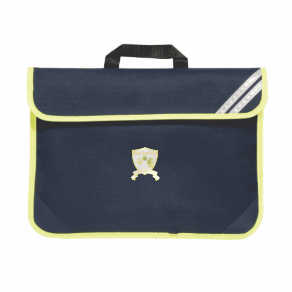 Brooke House Navy Hi-Viz Bookbag w/Logo