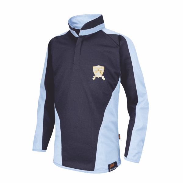 Brooke House Navy/Sky Rugby Top