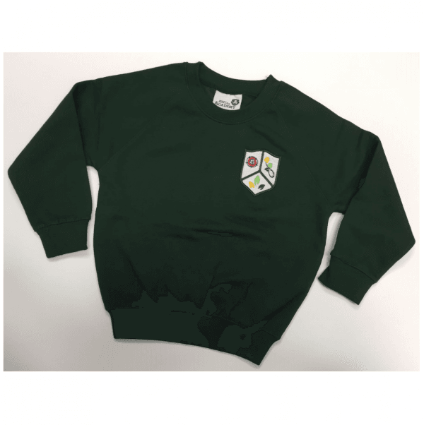 Meon Vale Green Crew Neck Sweatshirt w/Logo