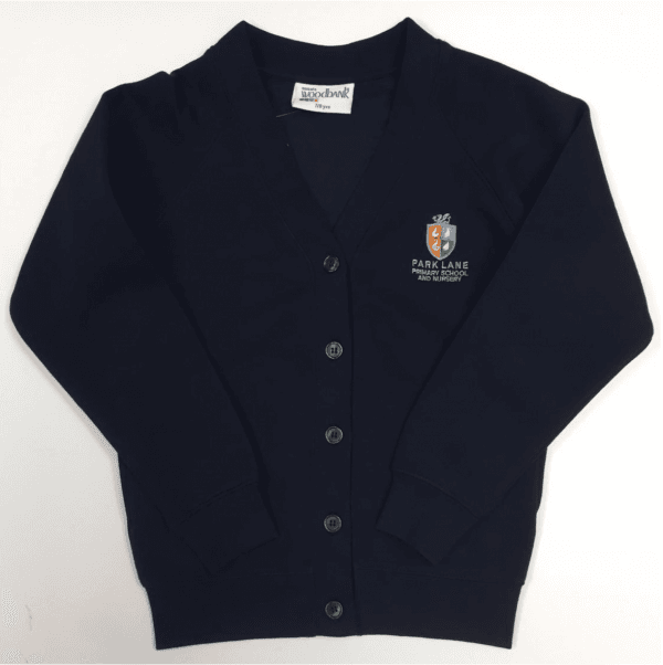 Park Lane Navy Cardigan w/Logo