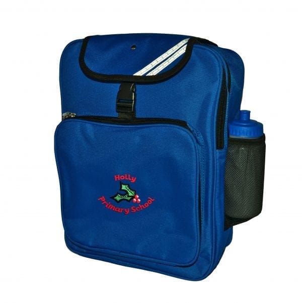 Holly Primary Royal Blue Backpack w/Logo