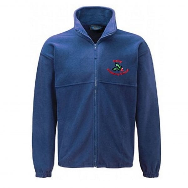 Holly Primary Royal Blue Fleece Jacket w/Logo