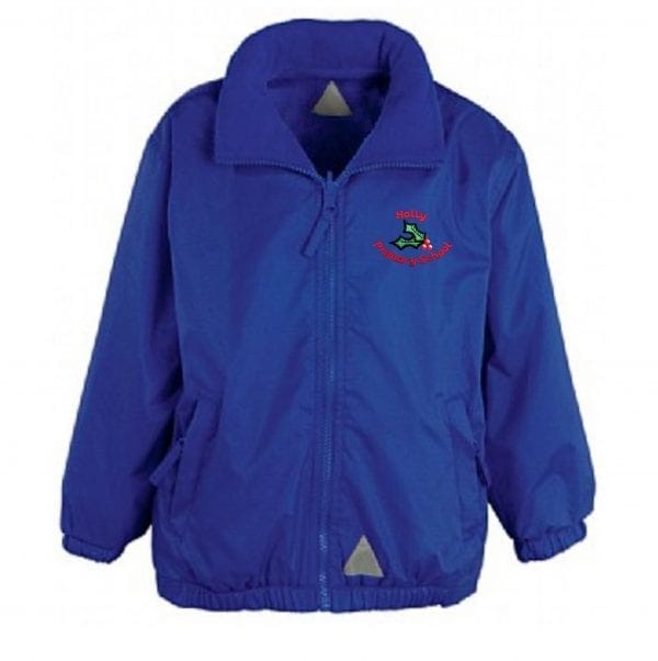 Holly Primary Royal Blue Reversible Jacket w/Logo