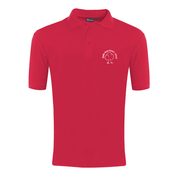 Banks Road Red Polo Shirt w/Logo