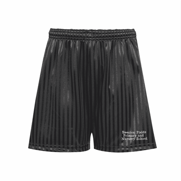 Beeston Fields Black P.E Shorts w/Logo