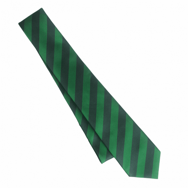 Woodlands School Oak House Tie Emerald/Bottle