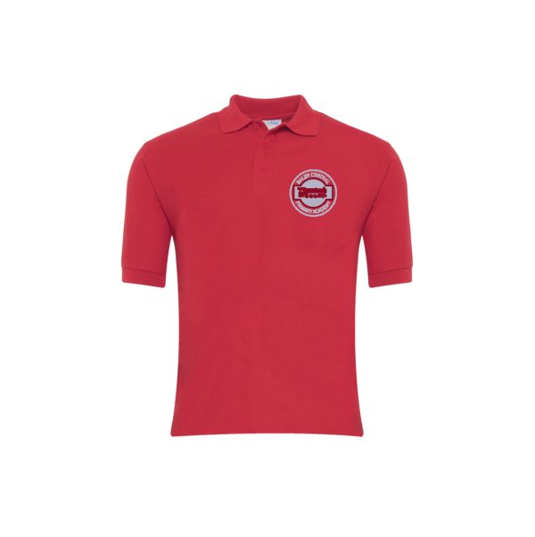 Balby Central Red Polo Shirt w/Logo