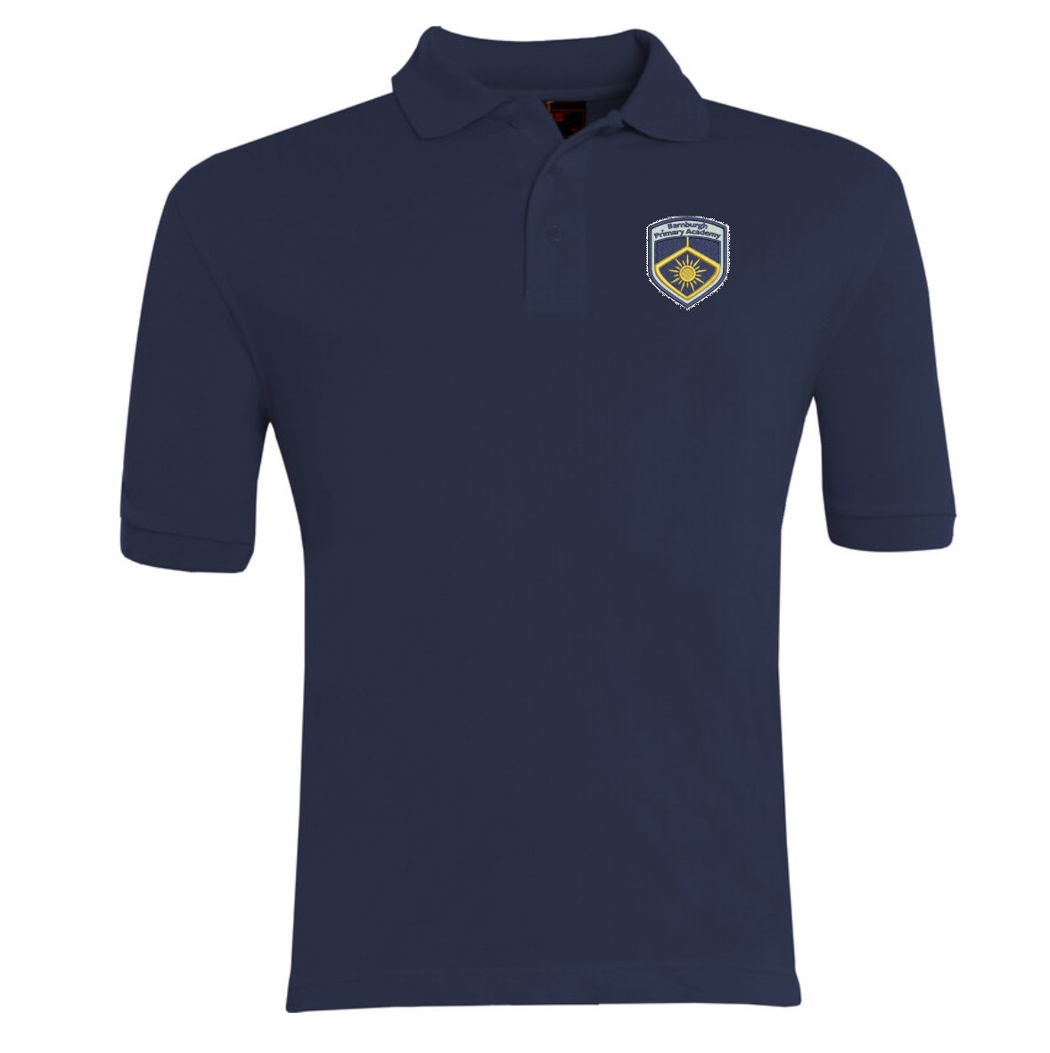 Barnburgh Navy Polo Shirt w/Logo - Schoolwear Solutions