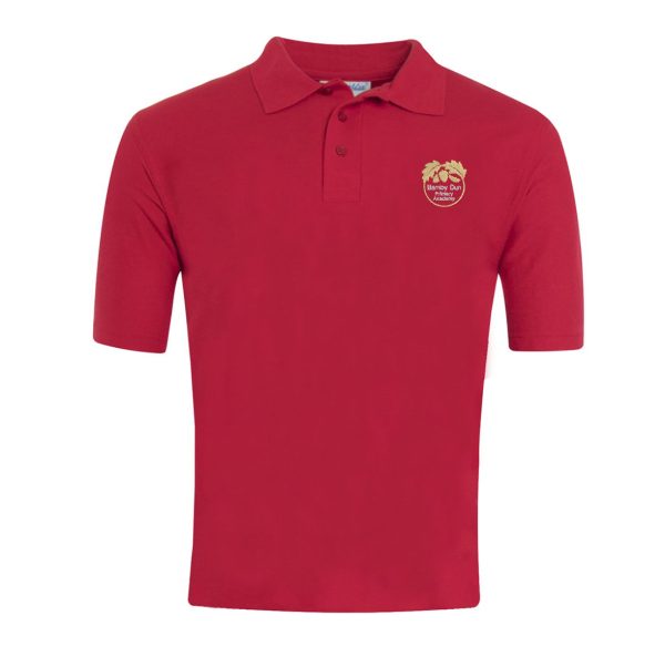 Barnby Dun Primary Red Poloshirt w/Logo