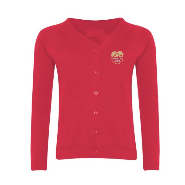 Barnby Dun Primary Cardigan w/Logo