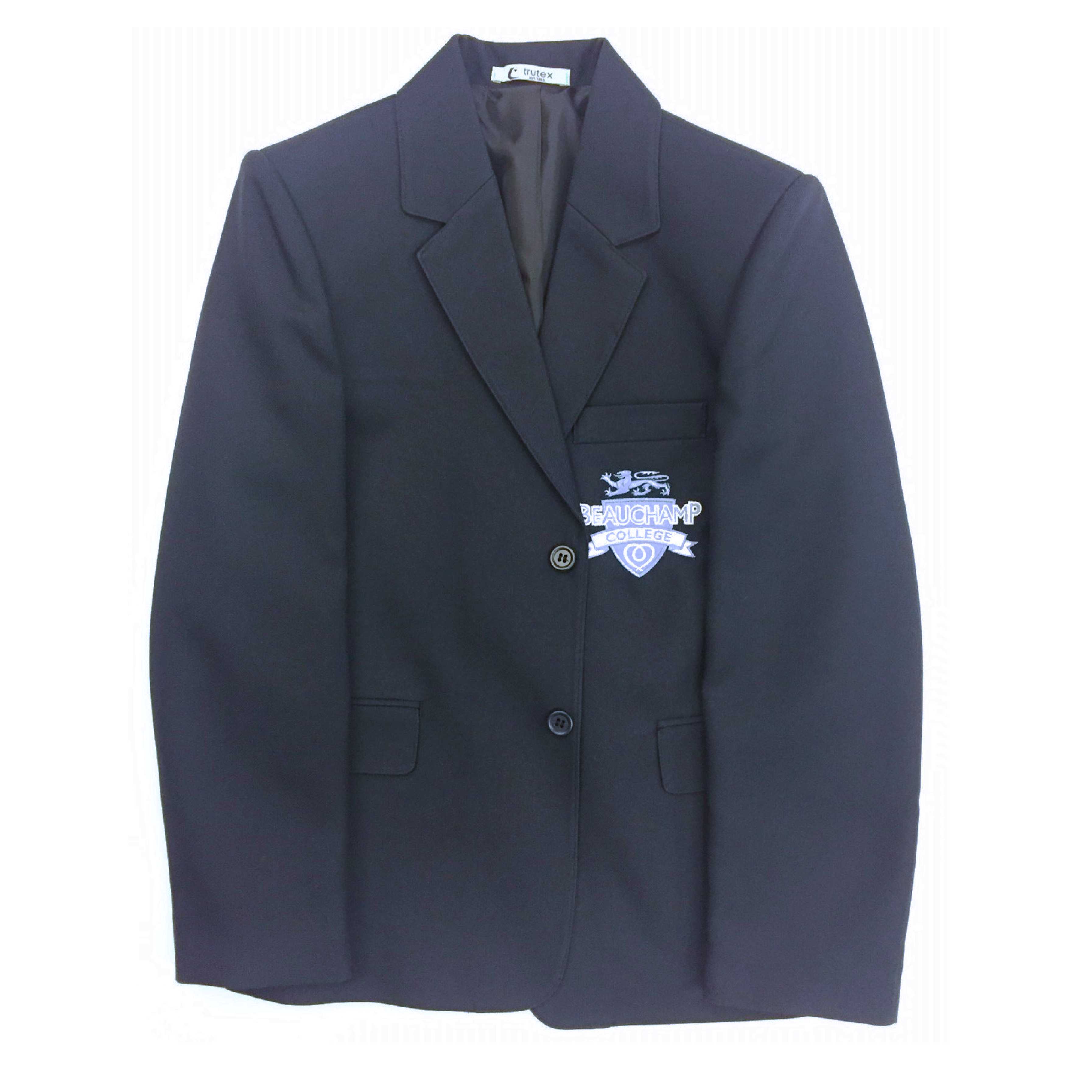 Beauchamp College Boys Navy Blazer w/Logo - Schoolwear Solutions