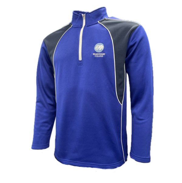 Beauchamp College 1/4 Zip Top w/Logo