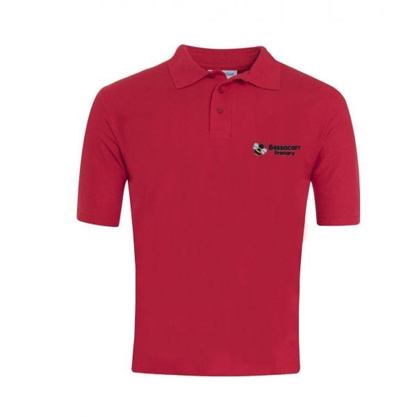 Bessacarr Red Polo Shirt w/Logo