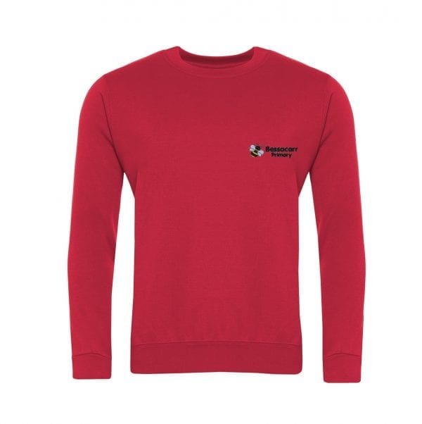 Bessacarr Red Sweatshirt w/Logo