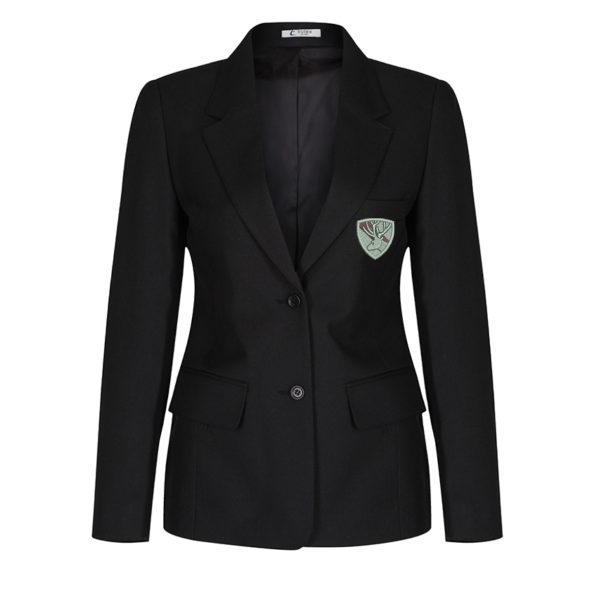 Carlton Academy Girls Black Blazer w/Logo