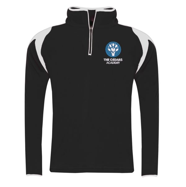 The Cedars SWI Black P.E Fleece Jacket w/Logo