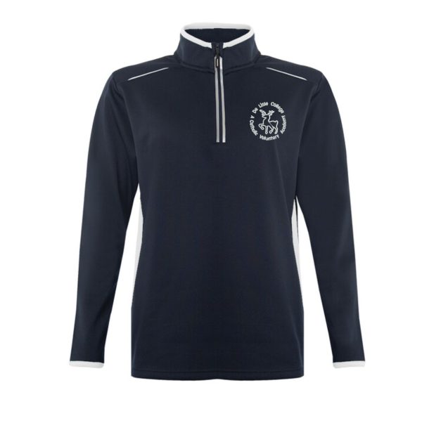 De Lisle 1/4 Zip Top w/Logo