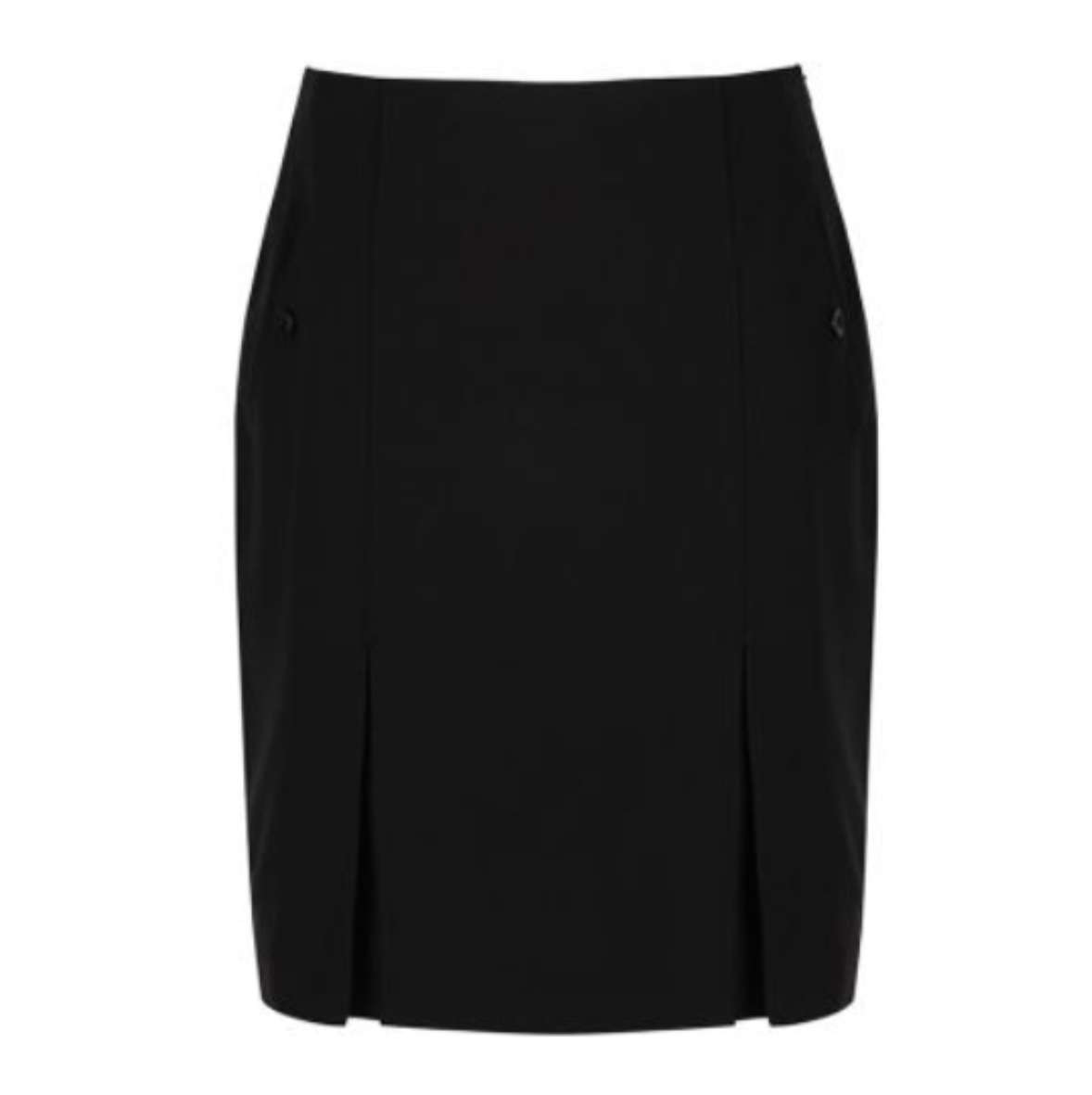 Nottingham High School Trutex Girls Black Senior Two Pleat Skirt ...