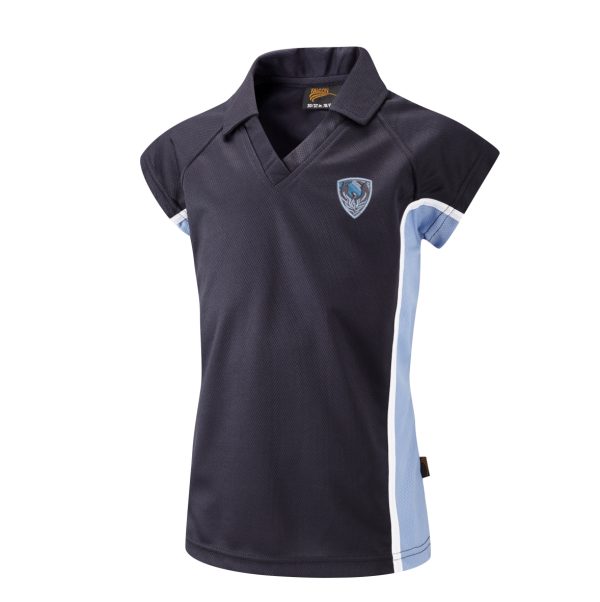 Hall Park Academy Fitted Polo Shirt w/Logo