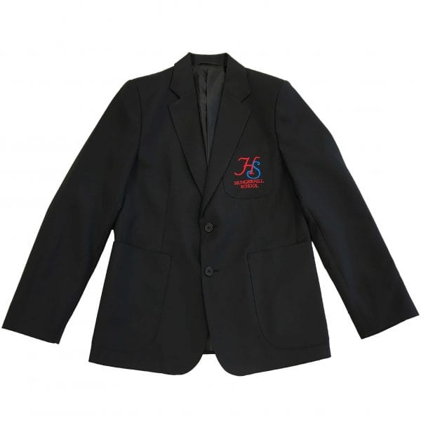 Hungerhill Girls Fitted Black Blazer w/Logo