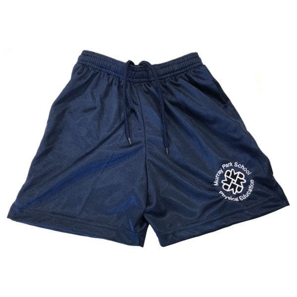 Murray Park Navy P.E Shorts w/Logo