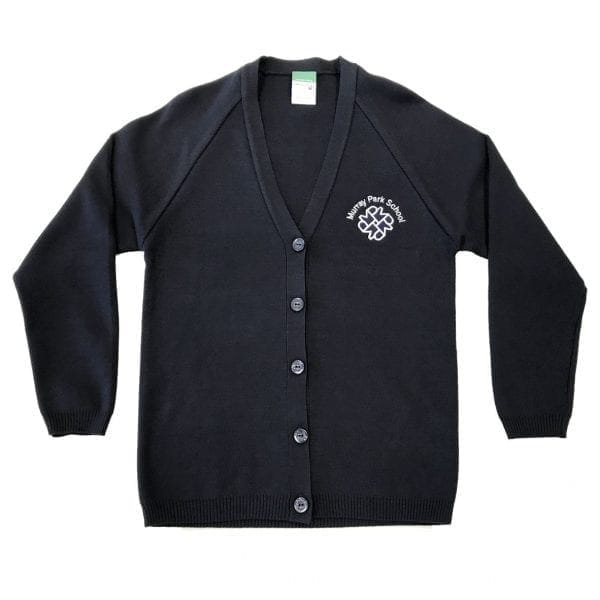 Murray Park Girls Navy Cardigan w/Logo