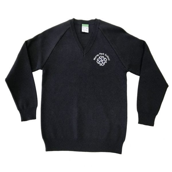 Murray Park Navy V-Neck Pullover w/Logo