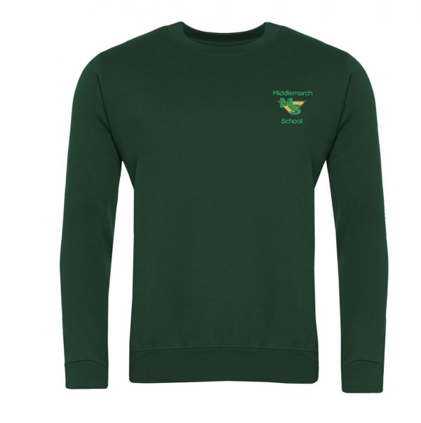 Middlemarch Forest Green Sweatshirt w/Logo