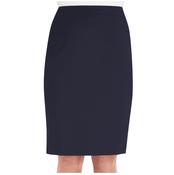 Girls 6th Form Navy Skirt