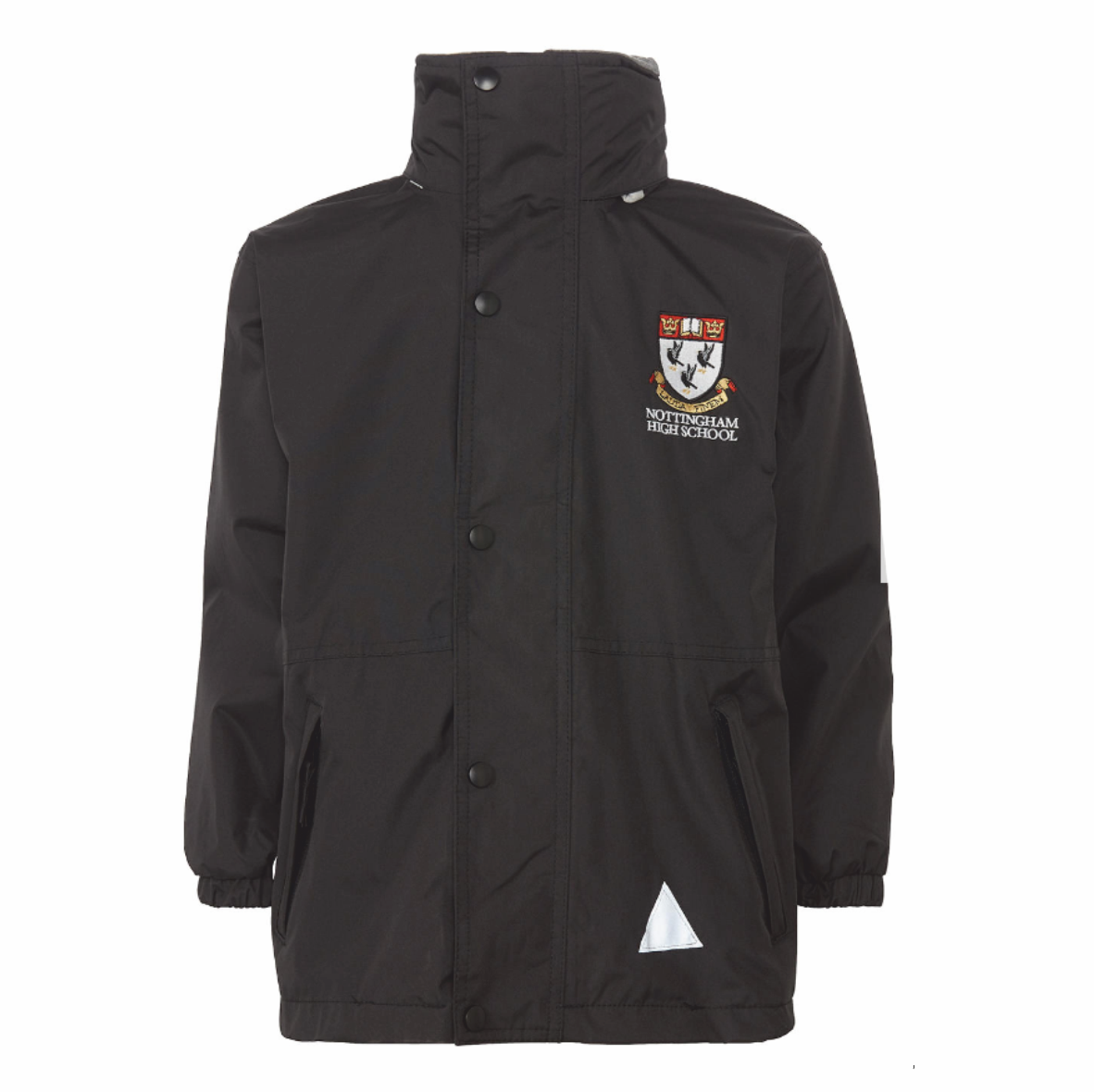 Nottingham High School Black Reversible Jacket w/Logo - Schoolwear ...