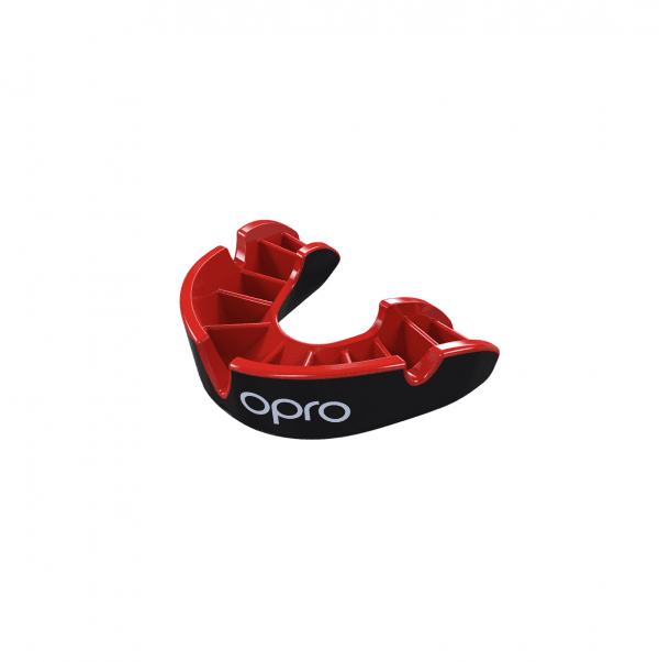 Opro Shield 'Silver' Mouthguard - Black