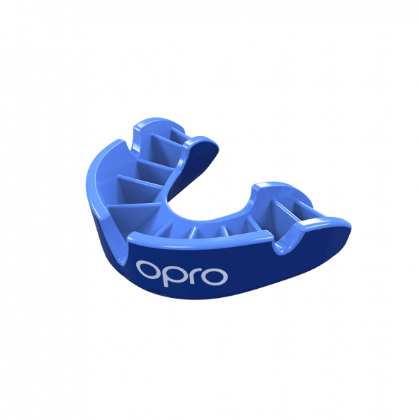 Opro Shield 'Silver' Mouthguard - Blue