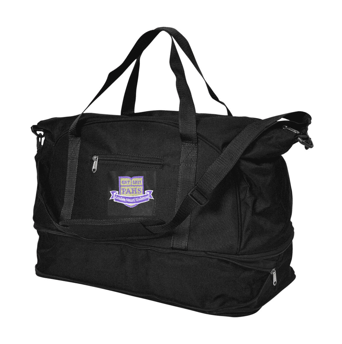 prince-albert-high-school-sports-holdall-black-w-logo-schoolwear