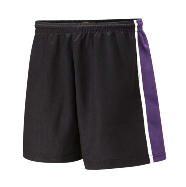 Quest Academy Game Short Black/Purple