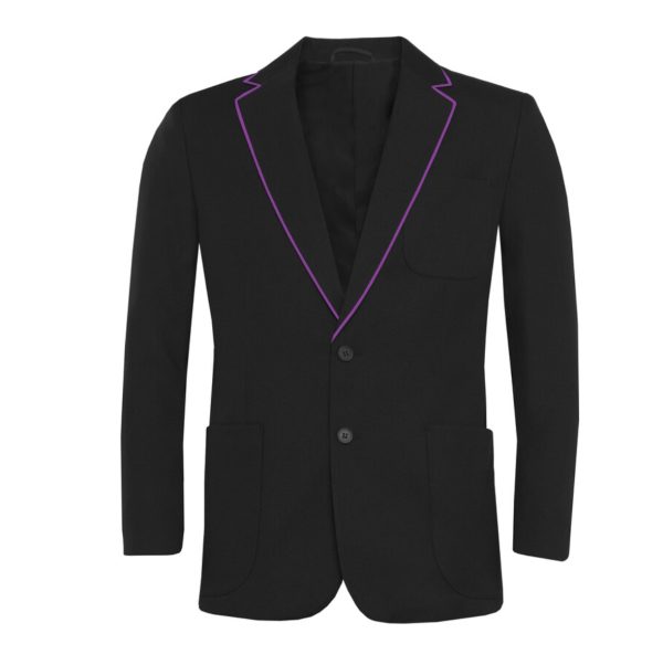 Quest Academy Black Blazer w/Purple Trim