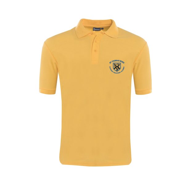 St Thomas More Gold Polo Shirt w/Logo