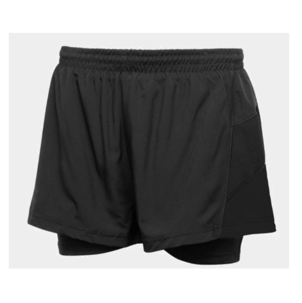 Tupton Hall 2 in 1 Black Short