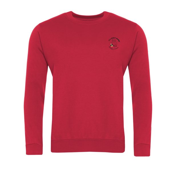 Woodland Grange Red PE Crew Sweatshirt