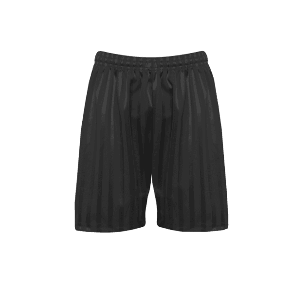 Black Shadow Stripe Shorts