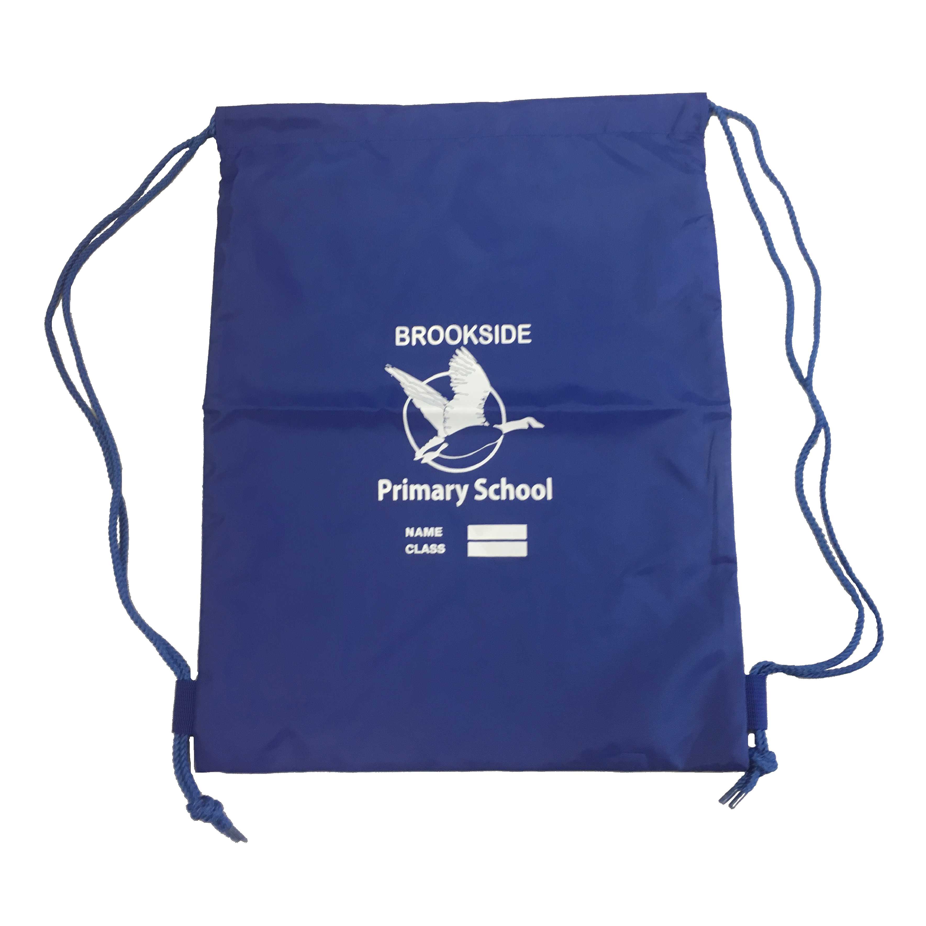 Brookside Primary Royal Blue Gym Bag w/Logo - Schoolwear Solutions