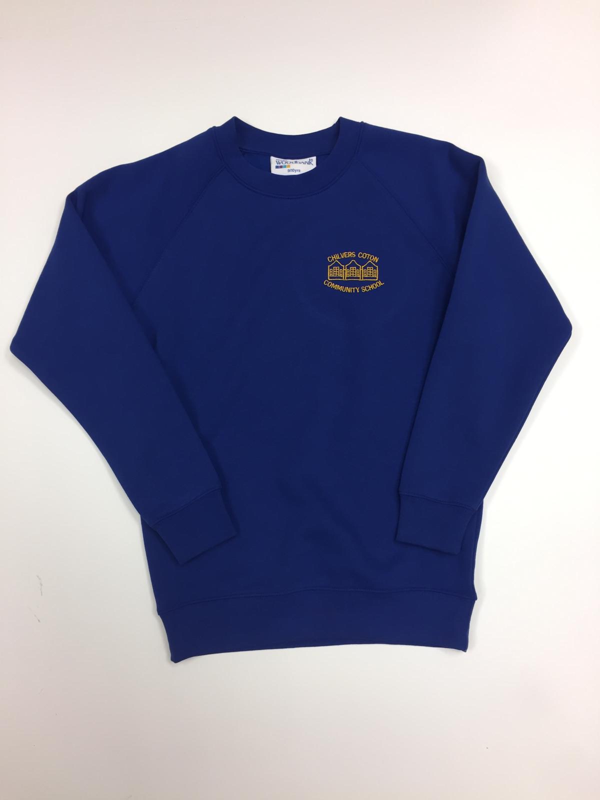 Chilvers Coton Royal Crew Sweatshirt w/Logo - Schoolwear Solutions