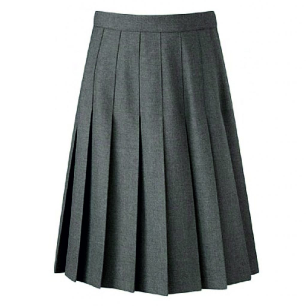 Senior Girls Grey Pleated Skirt - Schoolwear Solutions