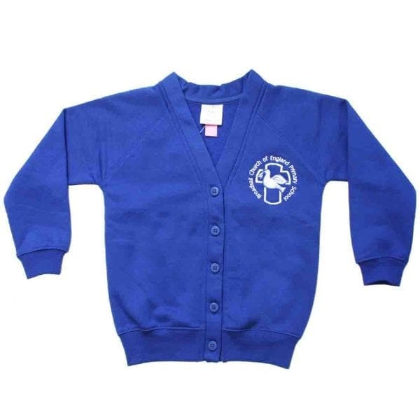 Breadsall Girls Royal Blue Cardigan w/Logo