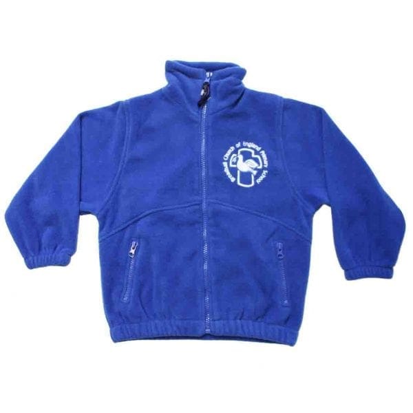 Breadsall Royal Blue Fleece Jacket w/Logo