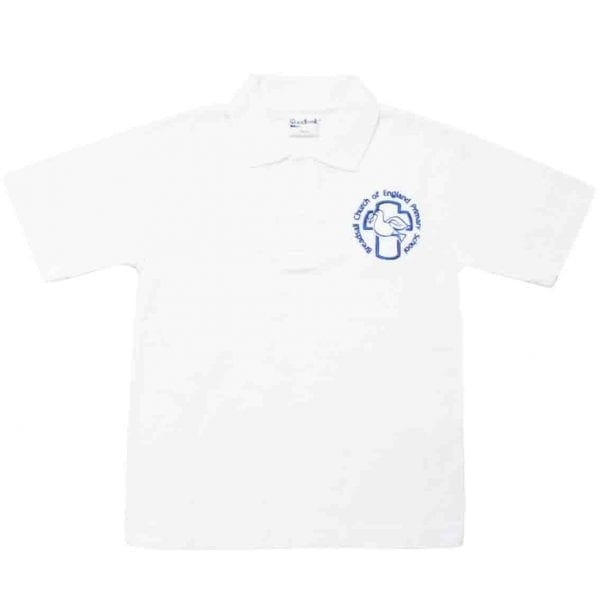 Breadsall White Polo Shirt w/Logo