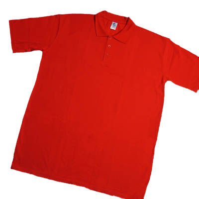 Plain Red PE Polo Shirt - Schoolwear Solutions