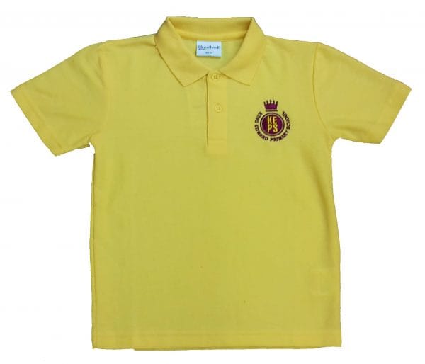 King Edward Gold Polo Shirt w/Logo