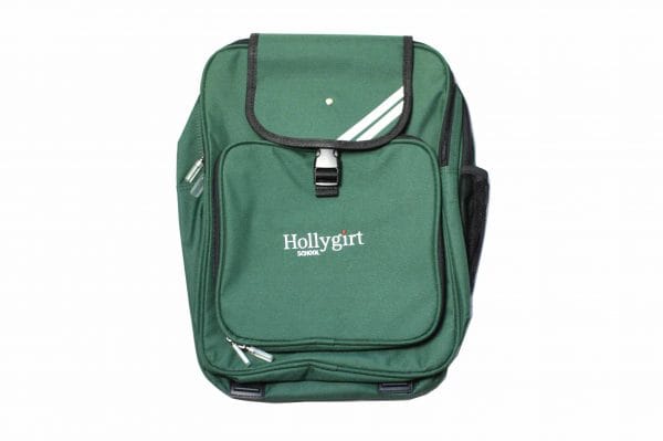 Hollygirt Junior Bottle Green Backpack w/Logo (Optional)