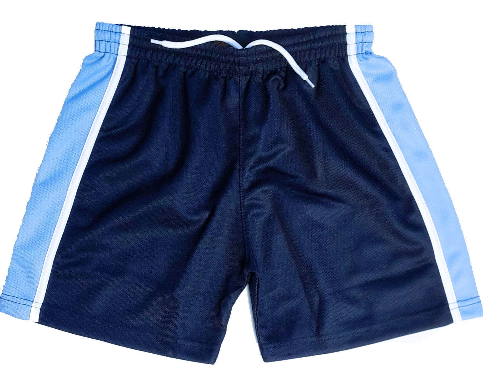 Samworth Enterprise Boys Navy/Sky P.E Shorts - Schoolwear Solutions