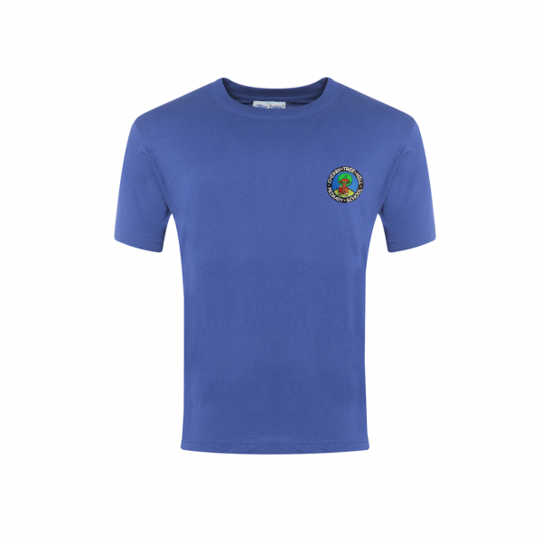 Cherry Tree House T-Shirt w/Logo - Royal Blue